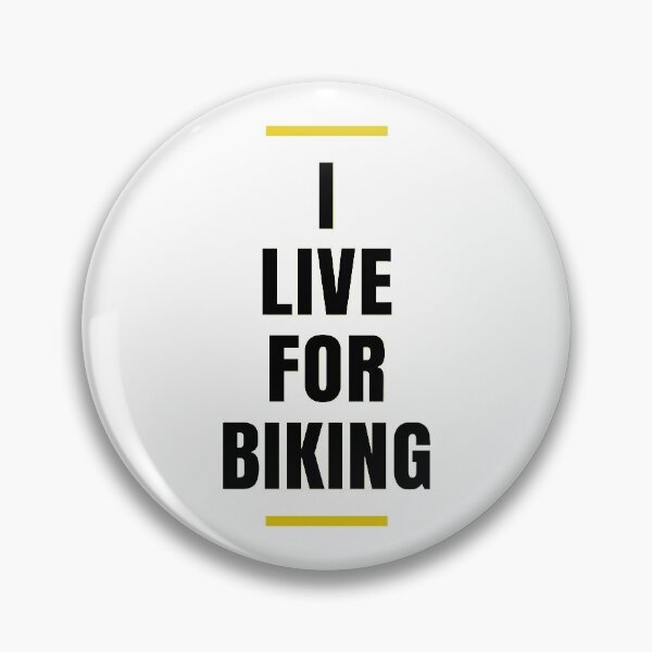 Item preview, I Live for Biking - Vertical wordings designed and sold by VrajStudio.