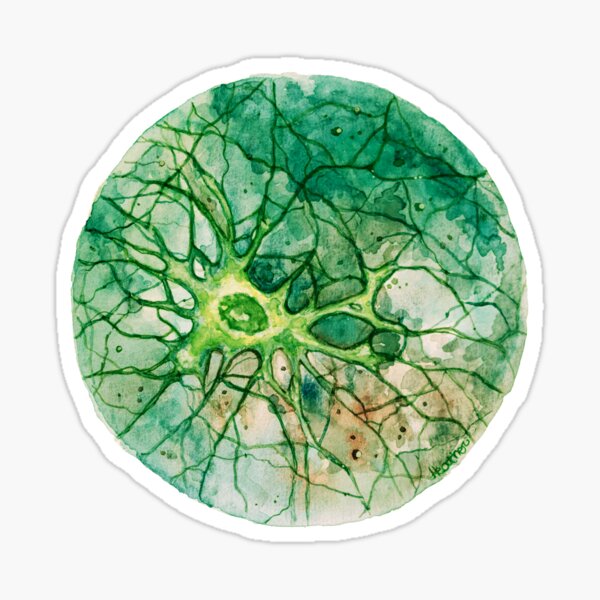 Item preview, Neuron - Watercoulor - New Colour!! designed and sold by Heatherbondi.