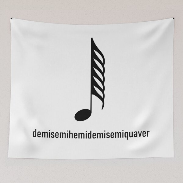 Item preview, Demisemihemidemisemiquaver note designed and sold by ThingsForFun.