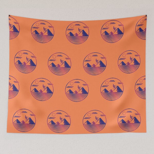 Item preview, The Only Way is Up Line Art Purple Pink Gradient designed and sold by RabeDesigns.