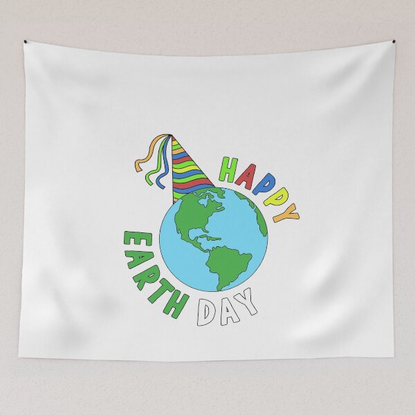 Item preview, Earth day Happy Birthday Planet celebration designed and sold by Mesyo.
