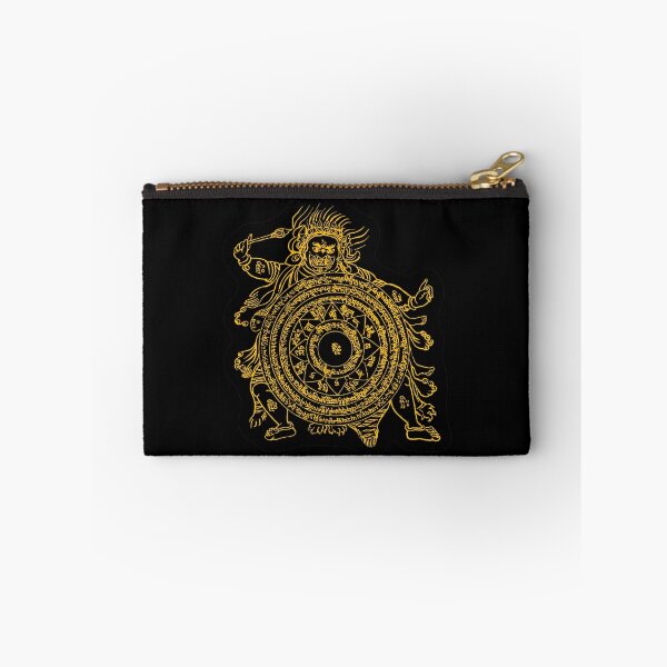 Item preview, TamDin Buddhist Protective Charm gold on black designed and sold by Hedrin.