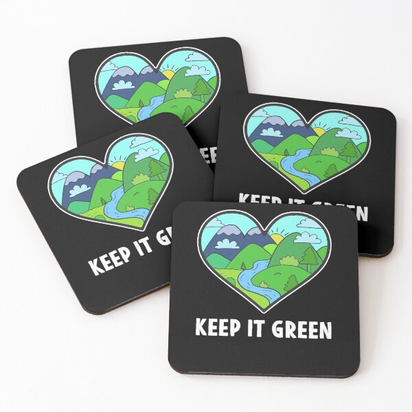 Item preview, Earth day Keep It Green Love our Nature Heart designed and sold by Mesyo.