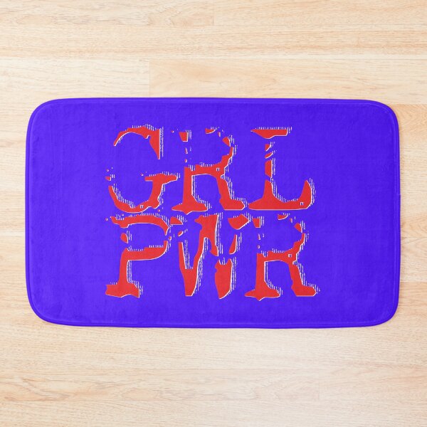 Item preview, Girl Power Lettering Neon Red & White Text designed and sold by Alexander Wingate.