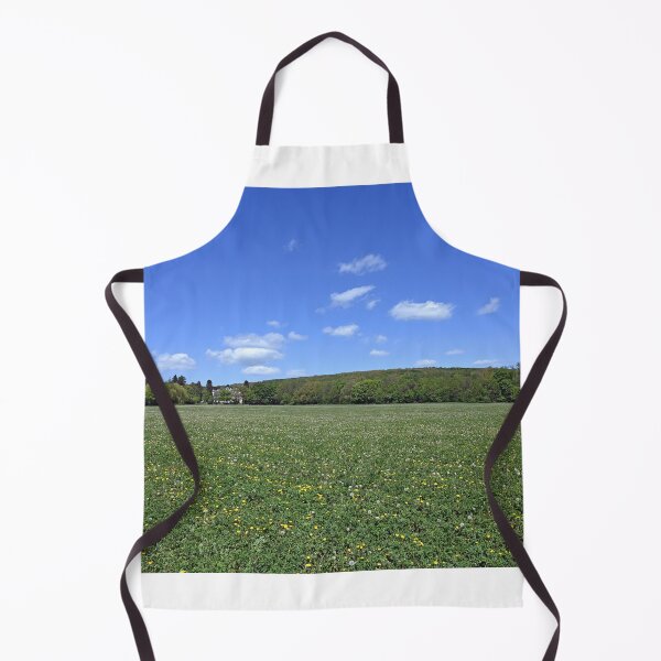 Item preview, dandelion meadow forest and blue sky springtime landscape designed and sold by goceris.