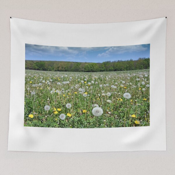 Item preview, dandelion meadow in springtime landscape designed and sold by goceris.