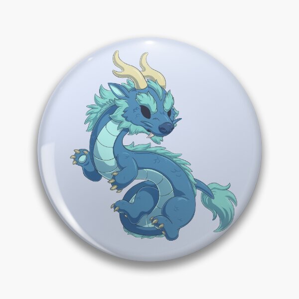 Item preview, Lil Azure Dragon designed and sold by SleepingFoxArt.