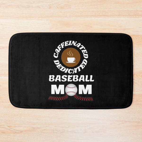 Item preview, Caffeinated Dedicated Baseball Mom designed and sold by Mesti.