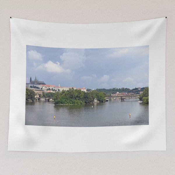 Item preview, Old town Prague cityscape Vltava riverside  Czech republic designed and sold by goceris.