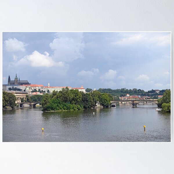 Item preview, Old town Prague cityscape Vltava riverside  Czech republic designed and sold by goceris.