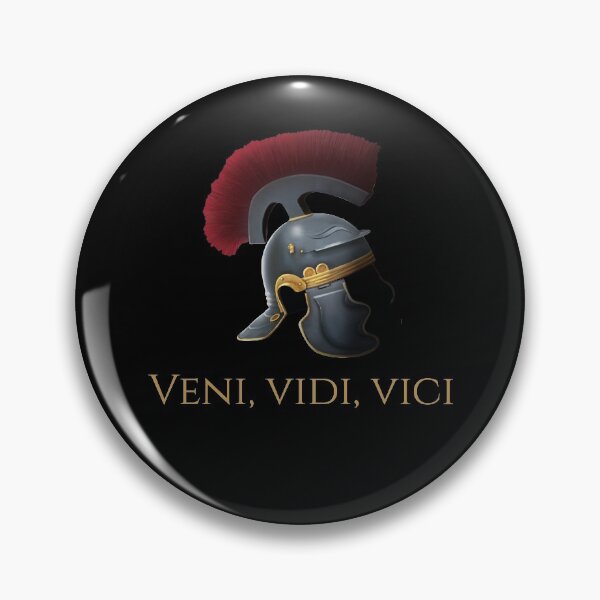 Item preview, Veni, Vidi, Vici - Gaius Julius Caesar - Roman Legionary Helmet designed and sold by Styrman.
