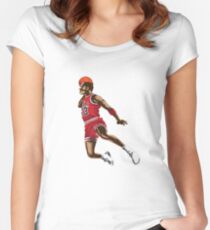 Michael Jordan Women's Fitted Scoop T-Shirt