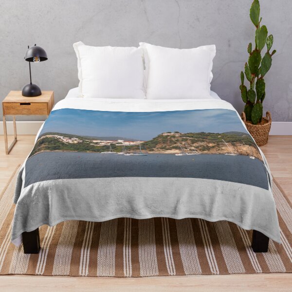 Item preview, old ruined castle on hill and Parga town in summer  designed and sold by goceris.