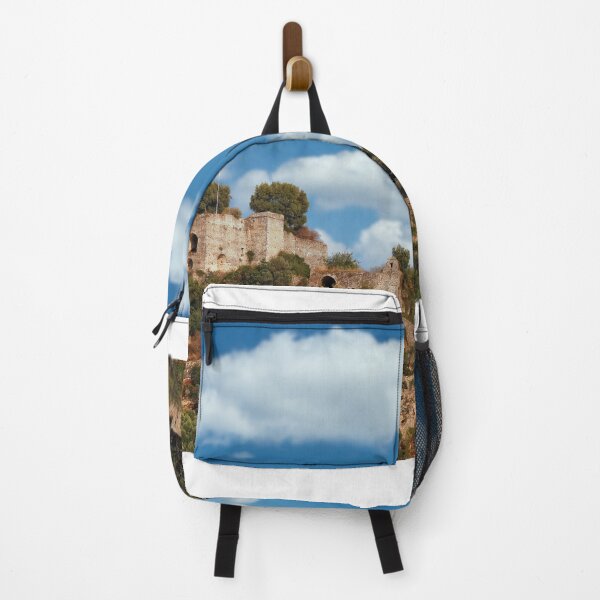 Item preview, old ruined castle on hill landscape Parga Greece designed and sold by goceris.