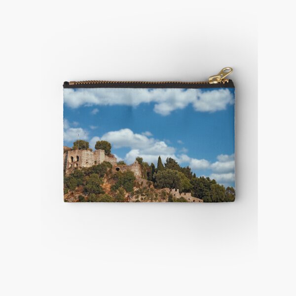 Item preview, old ruined castle on hill landscape Parga Greece  designed and sold by goceris.