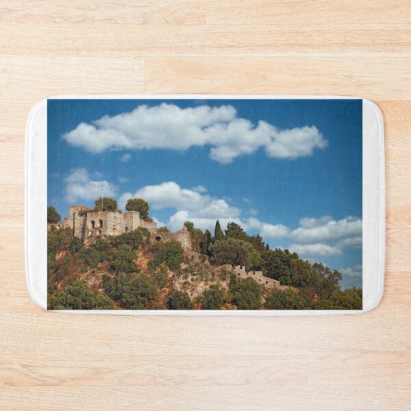 Item preview, old ruined castle on hill landscape Parga Greece  designed and sold by goceris.