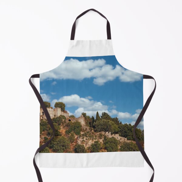 Item preview, old ruined castle on hill landscape Parga Greece  designed and sold by goceris.