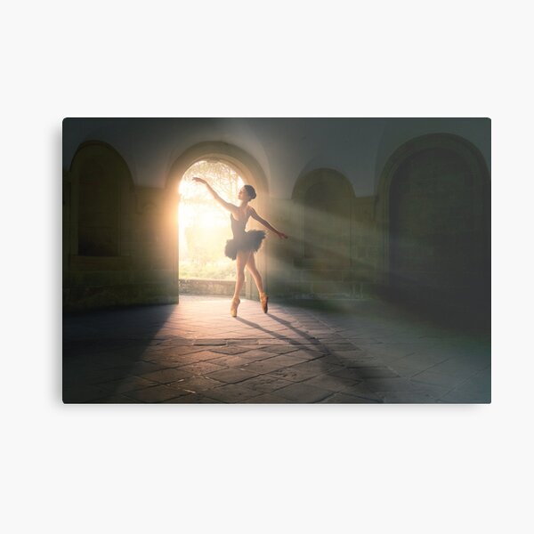 Magical light dance Metal Print