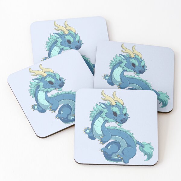 Item preview, Lil Azure Dragon designed and sold by SleepingFoxArt.