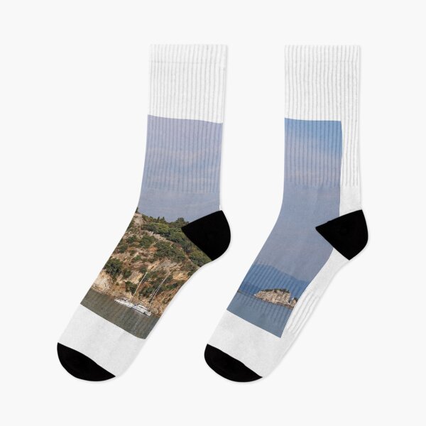 Item preview, old ruined fortress  on hill in Parga Greece  designed and sold by goceris.