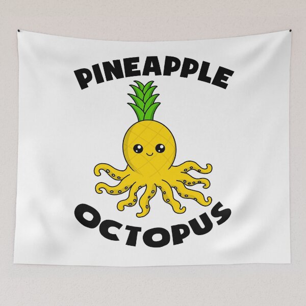 Item preview, Pineapple Octopus Baby Cute Kawaii designed and sold by lemontee.