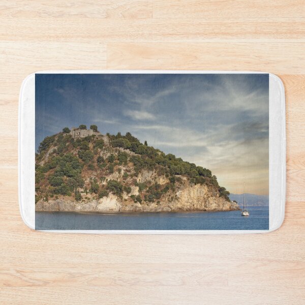 Item preview, old ruined fortress on hill Parga Greece  designed and sold by goceris.