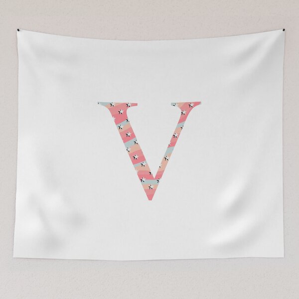 Item preview, Star Pattern Letter V designed and sold by muffinstandd.