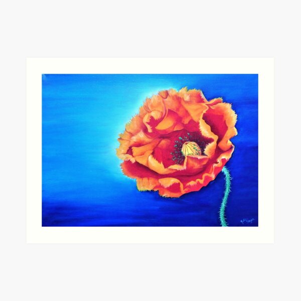 Gentil Coquelicot Impression artistique