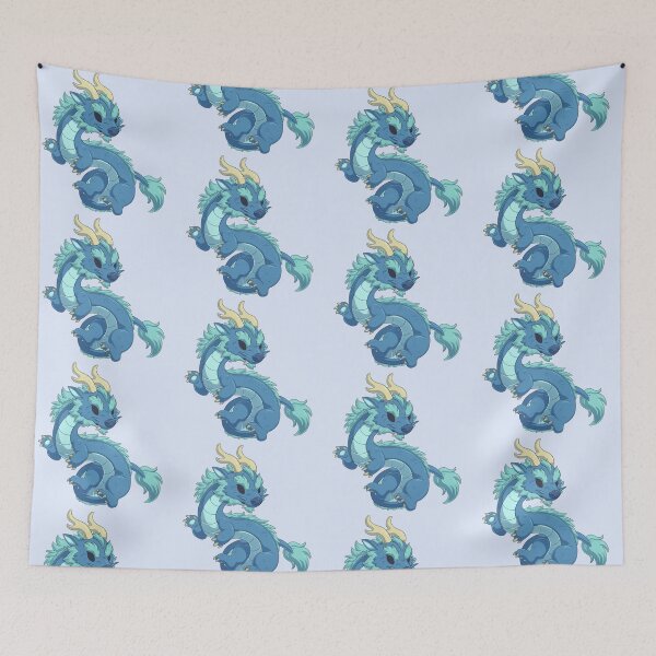 Item preview, Lil Azure Dragon designed and sold by SleepingFoxArt.