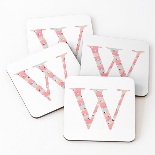 Item preview, Star Pattern Letter W designed and sold by muffinstandd.