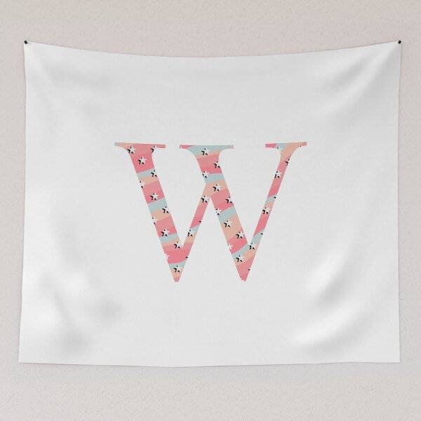 Item preview, Star Pattern Letter W designed and sold by muffinstandd.