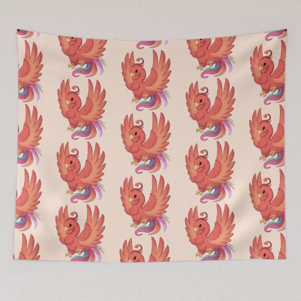 Item preview, Lil Vermilion Bird designed and sold by SleepingFoxArt.