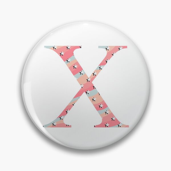 Item preview, Star Pattern Letter X designed and sold by muffinstandd.