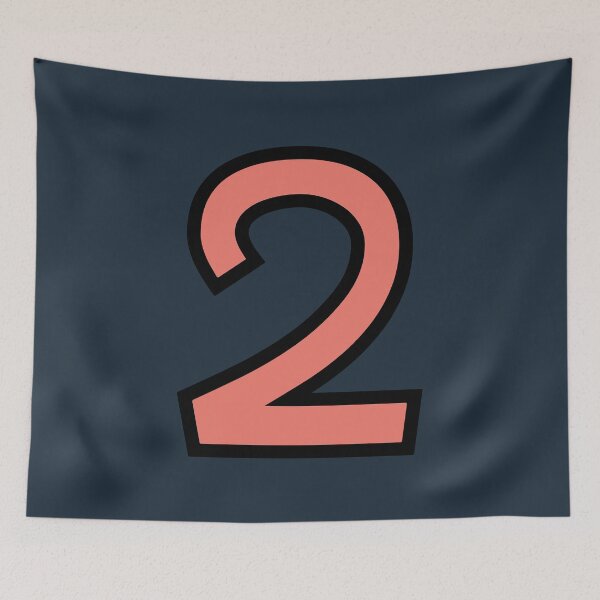 Item preview, Funky Number 2 (Two) designed and sold by D-Spot Shop.