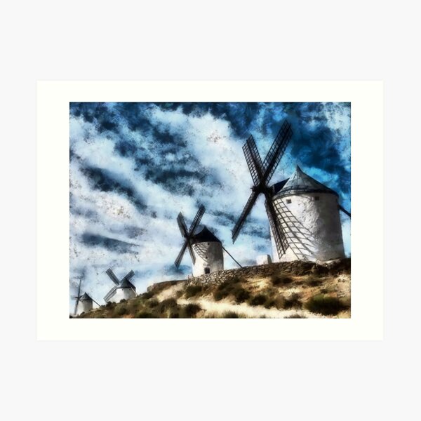 windmill Art Print