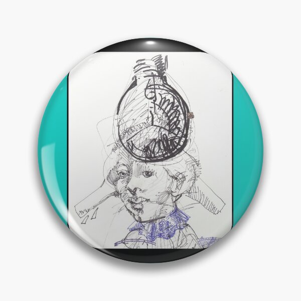 Item preview, Bulb Head Lady - Women Can Have World Changing Ideas (Drawing by ACCI) designed and sold by VanyssaGraphics.