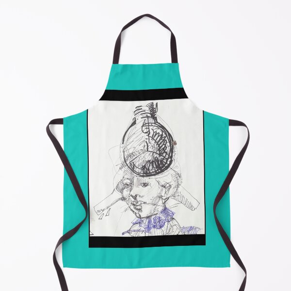 Item preview, Bulb Head Lady - Women Can Have World Changing Ideas (Drawing by ACCI) designed and sold by VanyssaGraphics.