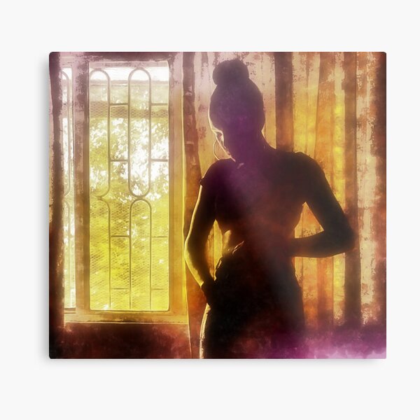 woman Metal Print