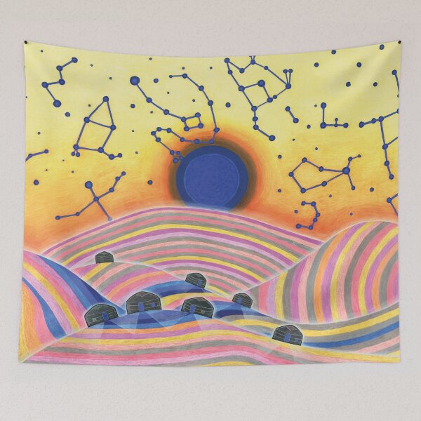 Item preview, Camping under the stars in Mongolia (inverted) designed and sold by artexperiment.