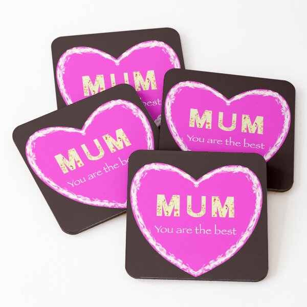 Item preview, You are the best mum pink heart designed and sold by Diane Hunter Art.