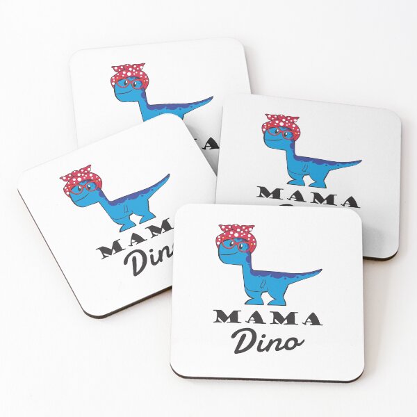 Item preview, Mama Dino and Mamasaurus funny animals lover design (Black Text) designed and sold by SjoyStudio.