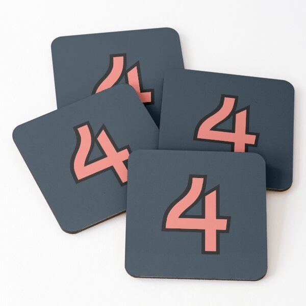 Item preview, Funky Number 4 (Four) designed and sold by D-Spot Shop.