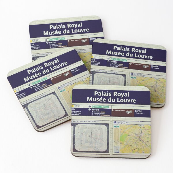Item preview, Underground sign - Paris metro station designed and sold by CarolinaReina.