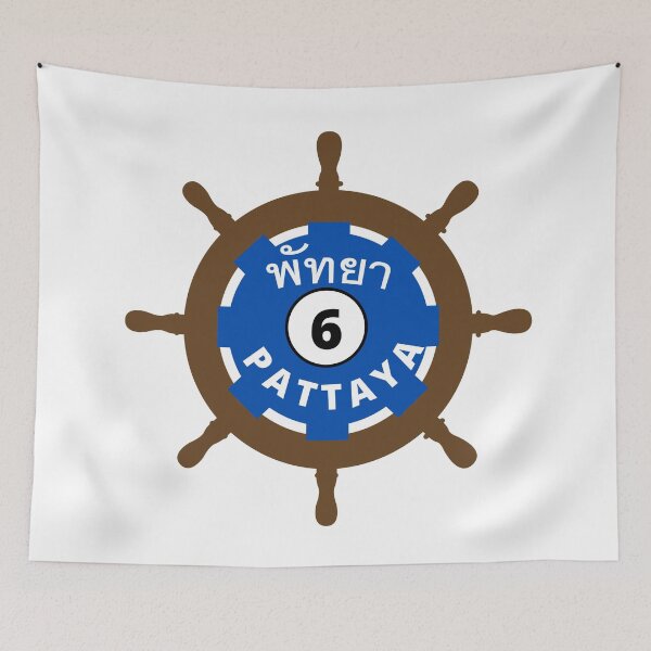 Item preview, Pattaya Soi 6 Street Sign - Thailand designed and sold by Scubaloppy.