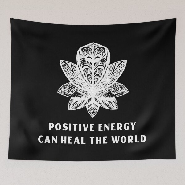 Item preview, Positive Energy Can Heal The World designed and sold by YOYOCollection.
