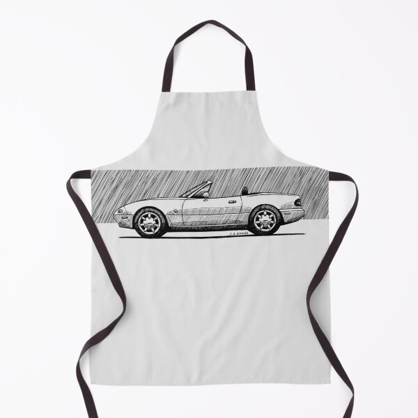 Item preview, My pen drawing of the Japanese roadster car NA designed and sold by designjaag.