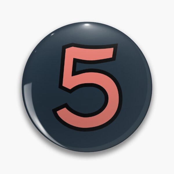 Item preview, Funky Number 5 (Five) designed and sold by D-Spot Shop.
