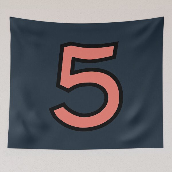 Item preview, Funky Number 5 (Five) designed and sold by D-Spot Shop.