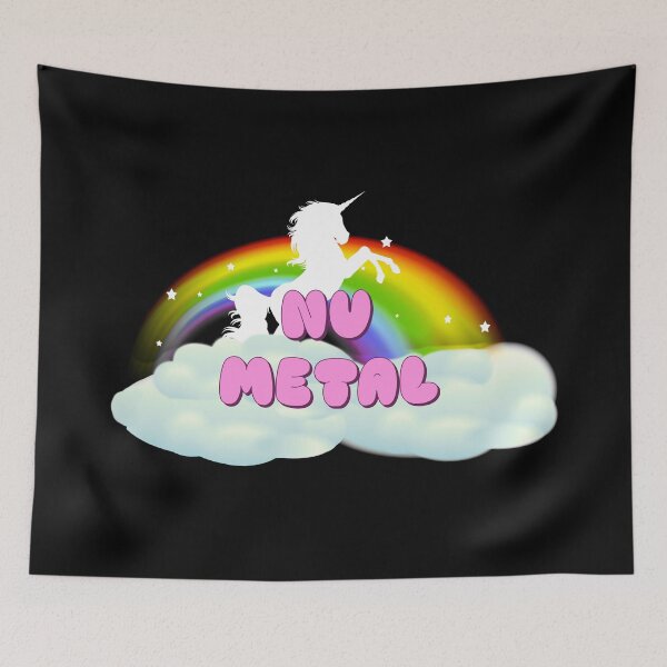 Item preview, NU METAL UNICORN RAINBOW designed and sold by sherwinc.