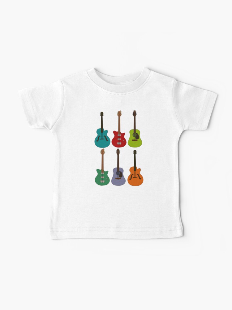 Thumbnail 1 of 2, Baby T-Shirt, Guitars designed and sold by SSpictures.